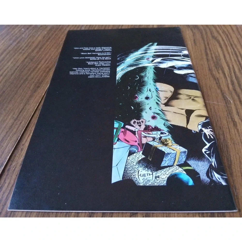 Adolescent Radioactive Black Belt Hamsters In 3D #4 December 1986 Eclipse Comics